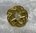 Ösenknopf gold, mit transparenter Einlage (Seestern)