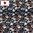 French Terry Sweatshirtstoff weiß schwarz rot Skulls and Flower OEKO-TEX®Standard 100  (1stk = 0,5m)